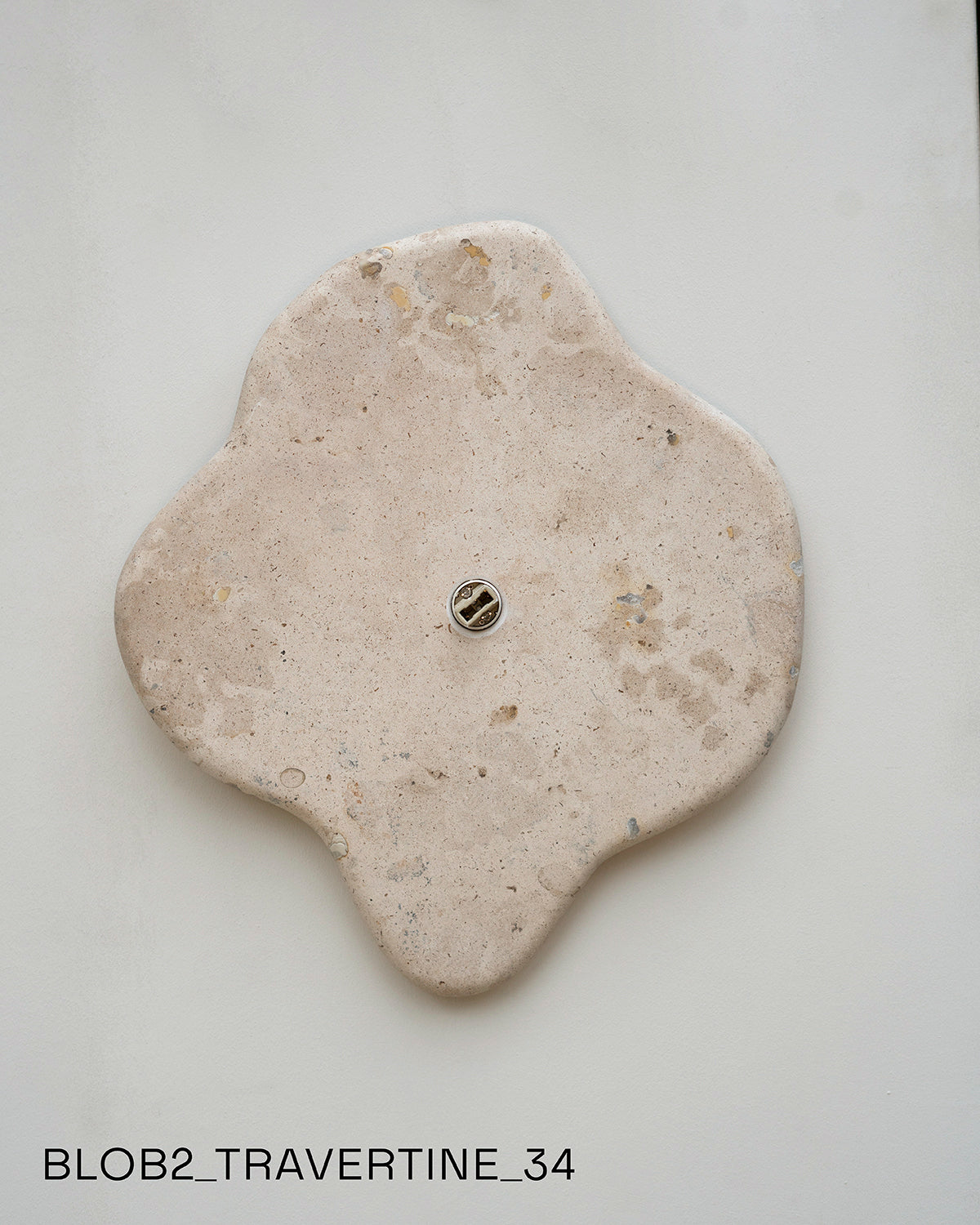 Blob Sconce #2 - Travertine