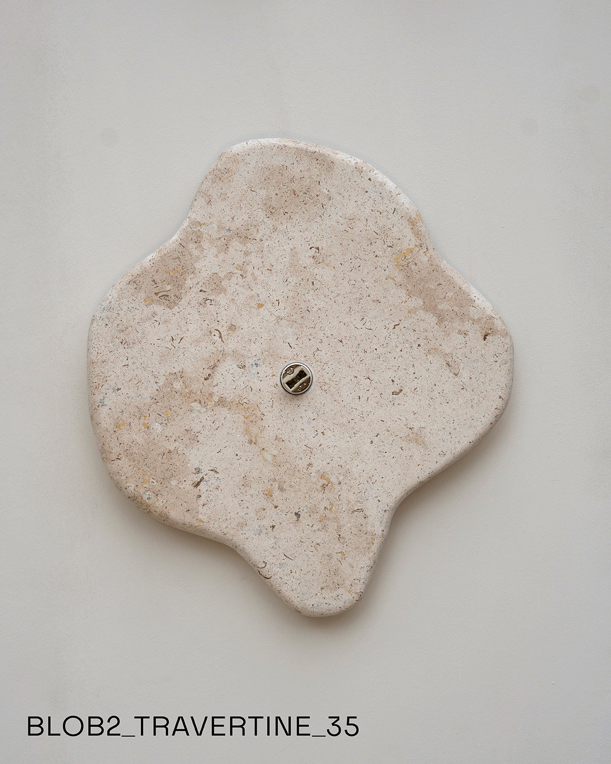 Blob Sconce #2 - Travertine