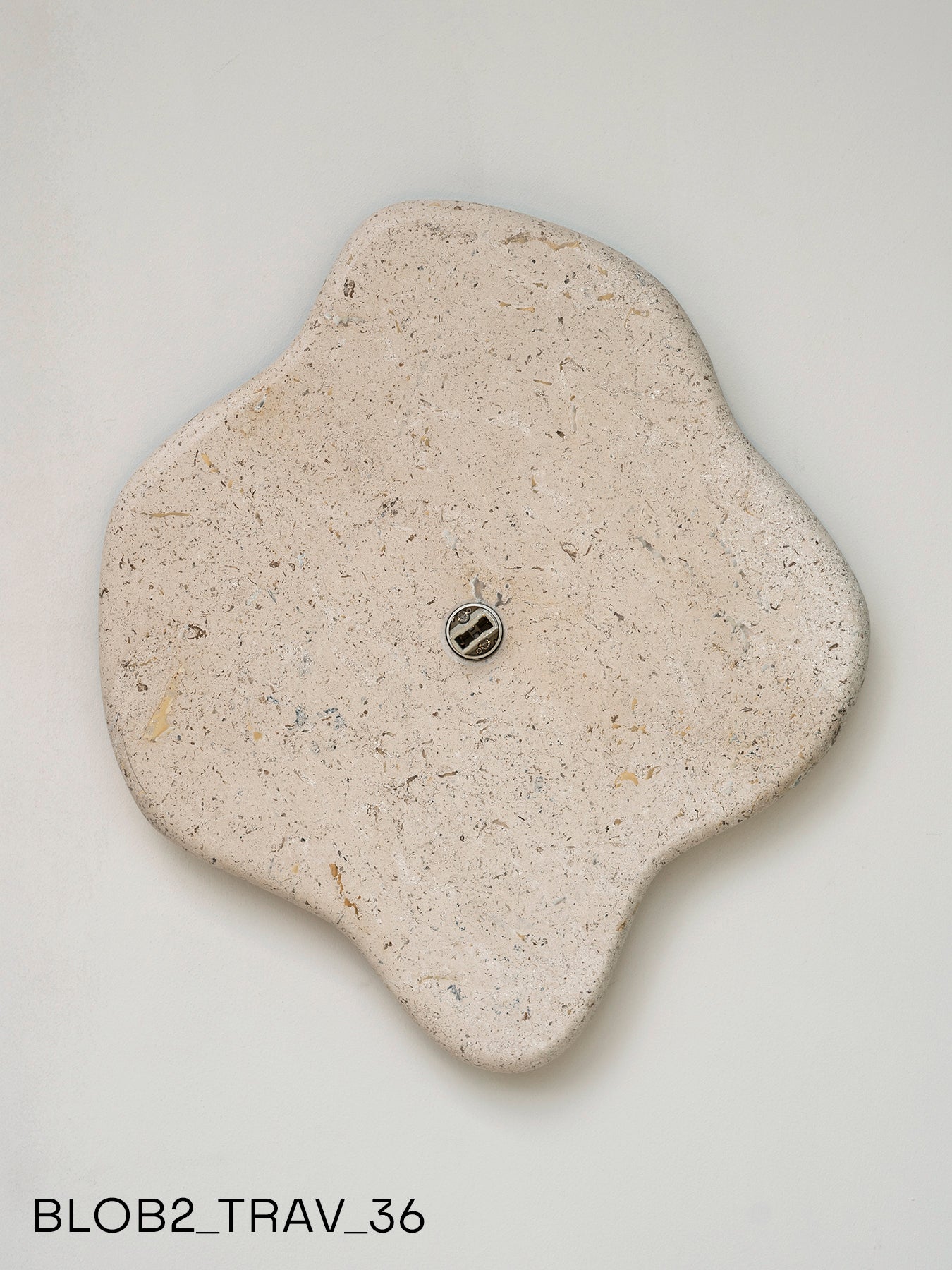 Blob Sconce #2 - Travertine