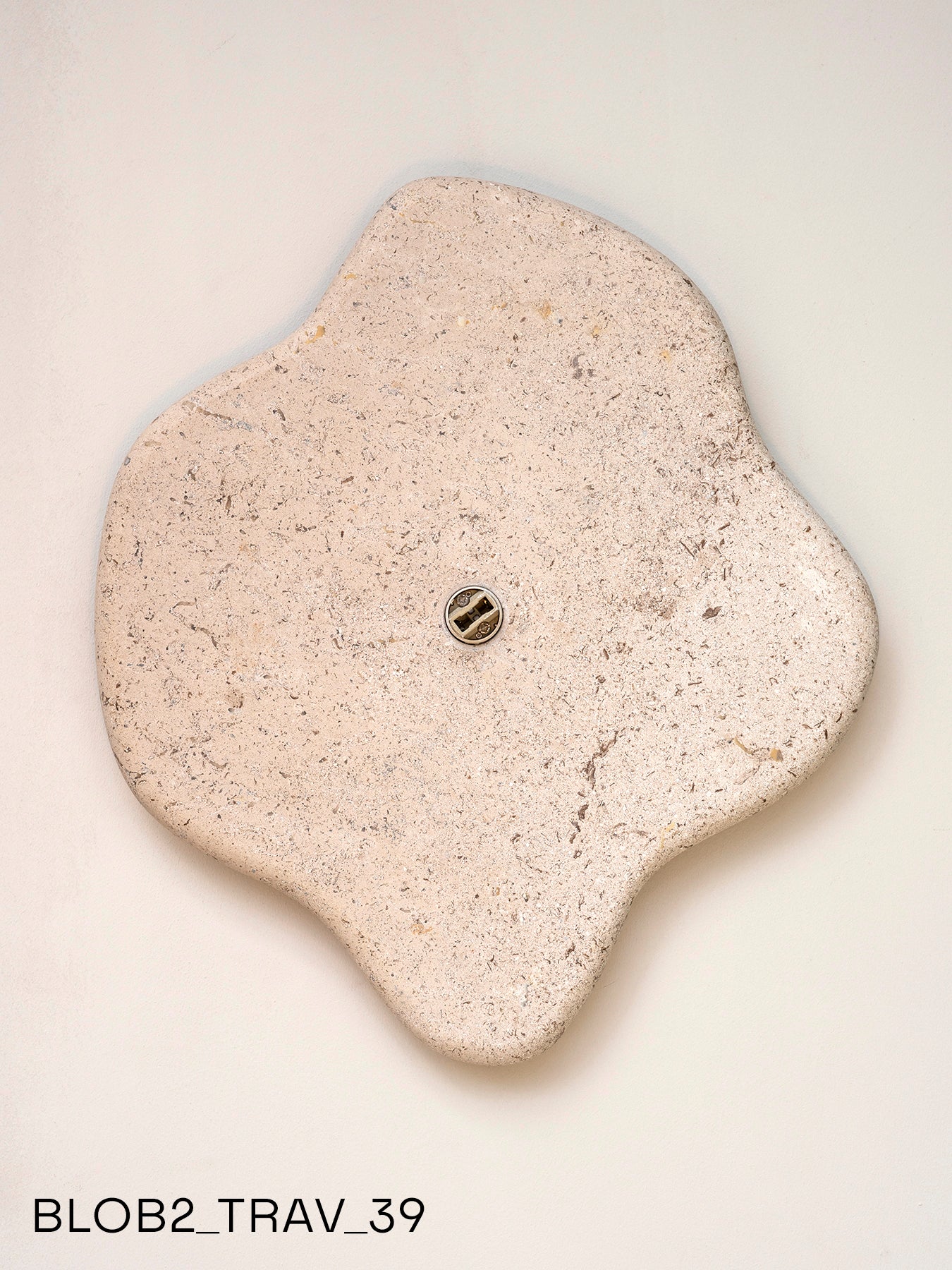 Blob Sconce #2 - Travertine