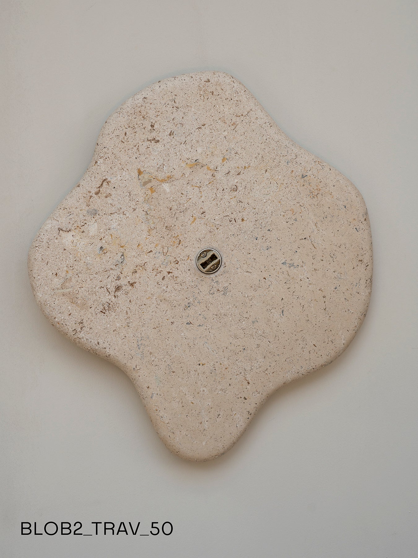 Blob Sconce #2 - Travertine