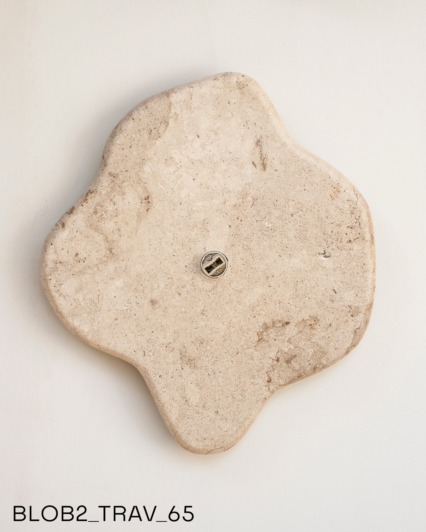 Blob Sconce #2 - Travertine