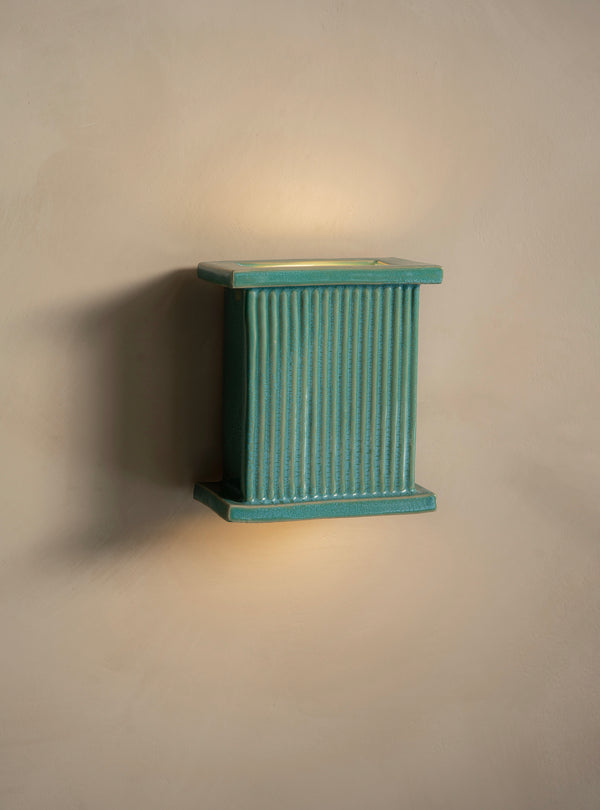 DIN Sconce - Andaman Blue