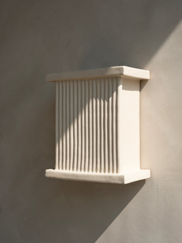 DIN Sconce - Malee White