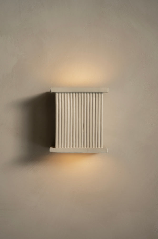 DIN Sconce - Malee White