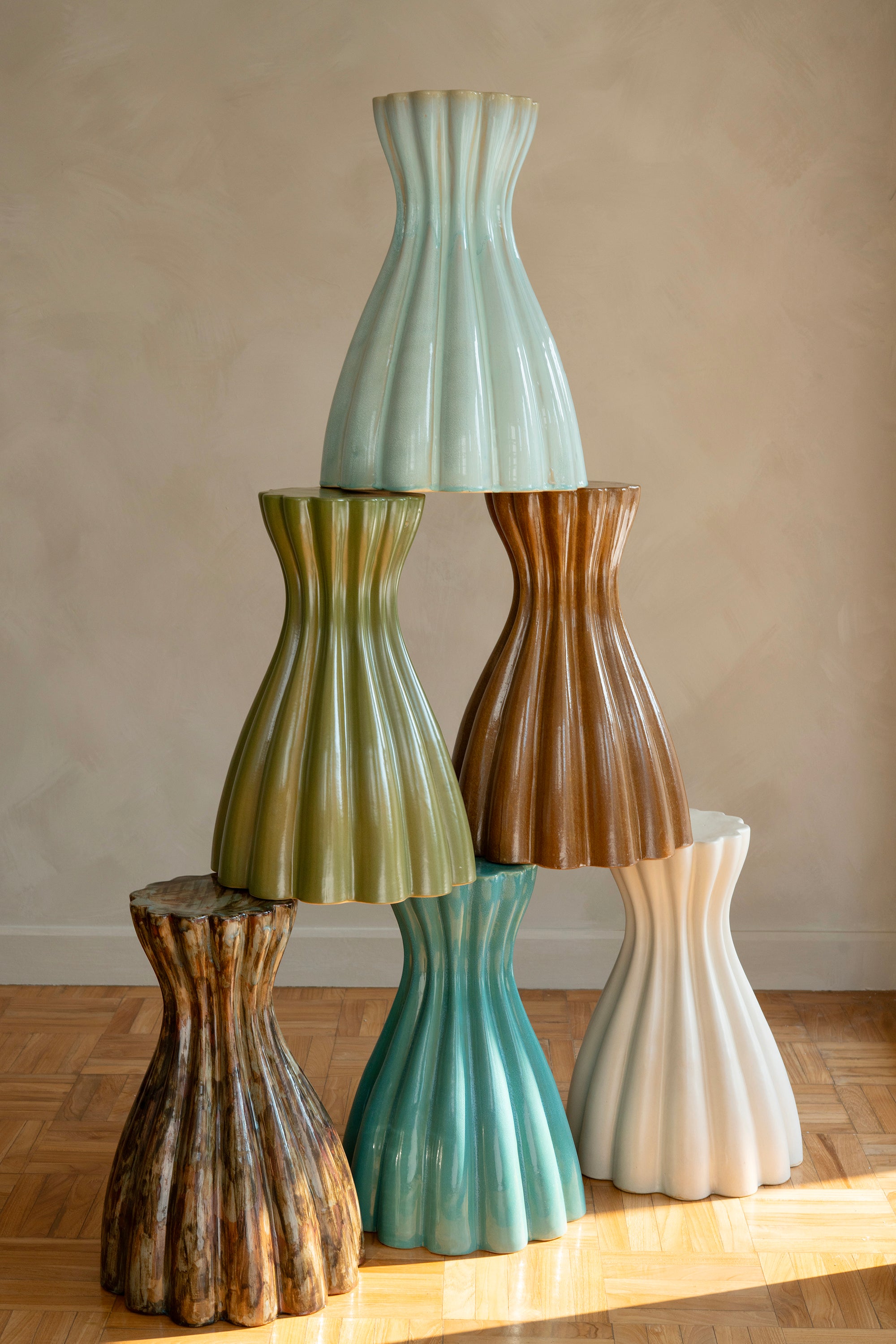DIN Side Table - Andaman Blue