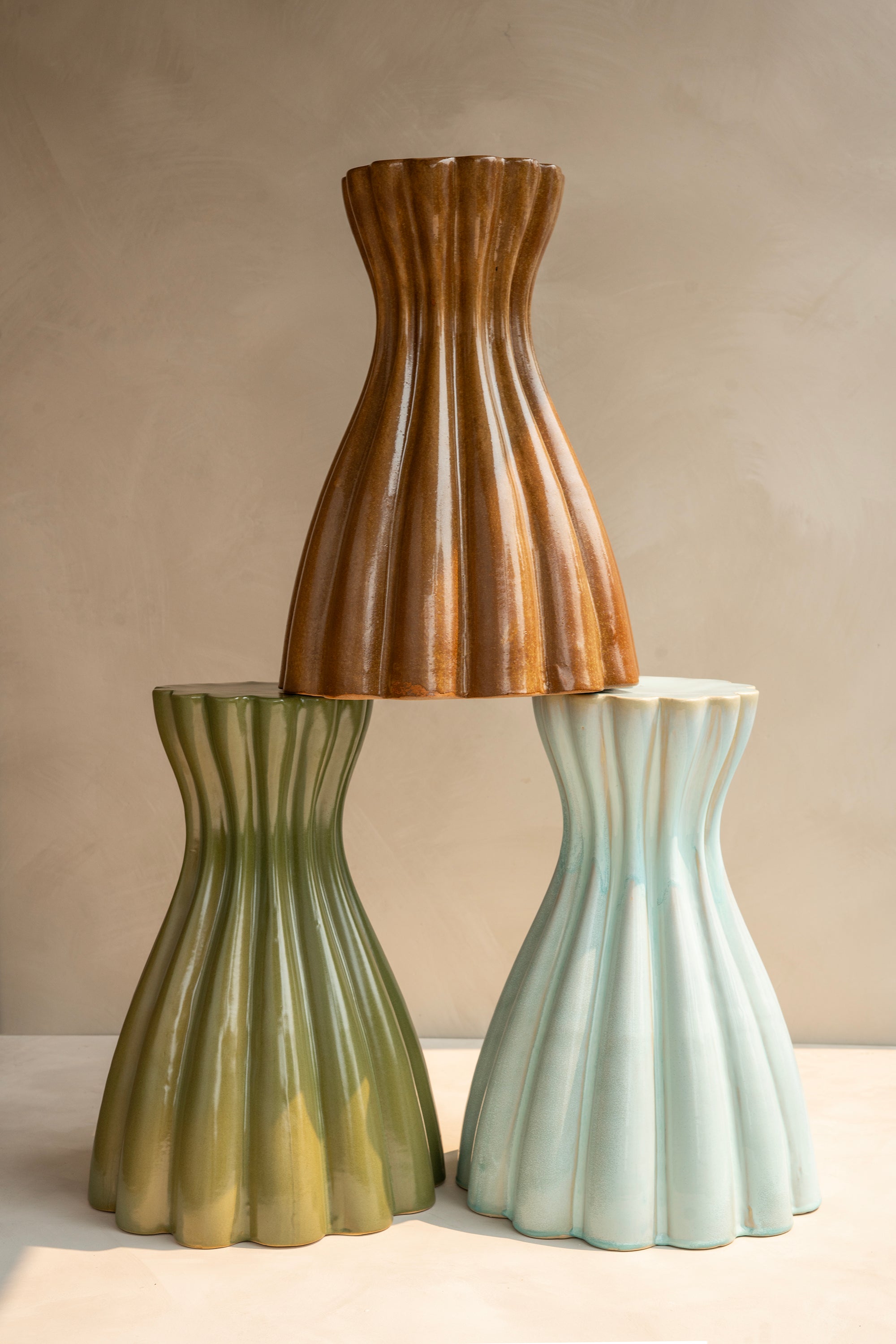DIN Side Table - Fah Blue