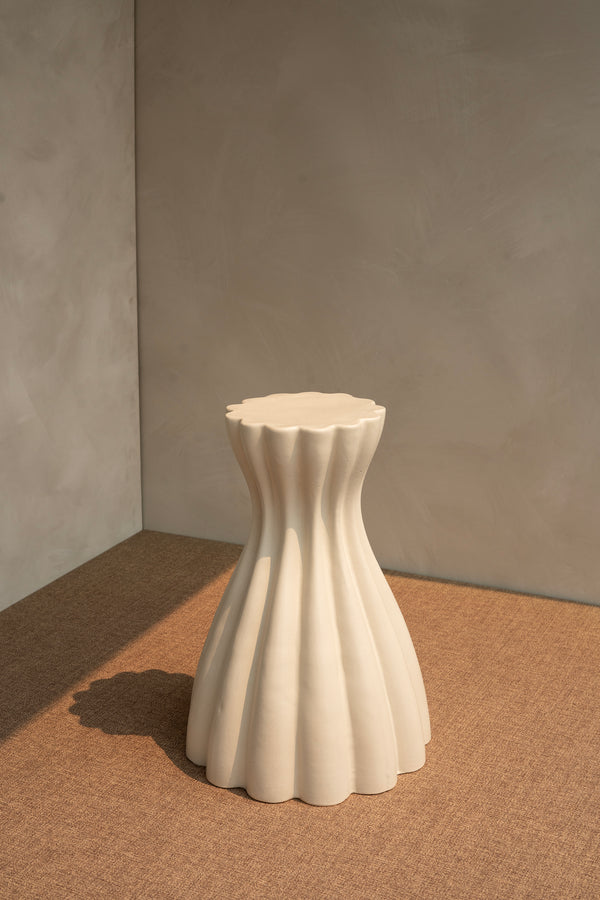 DIN Side Table - Malee White