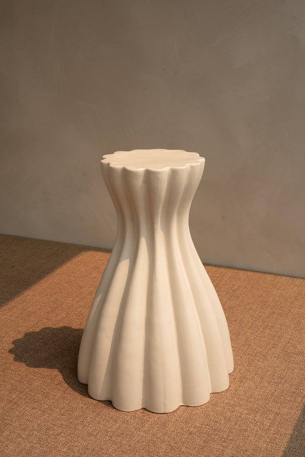 DIN Side Table - Malee White