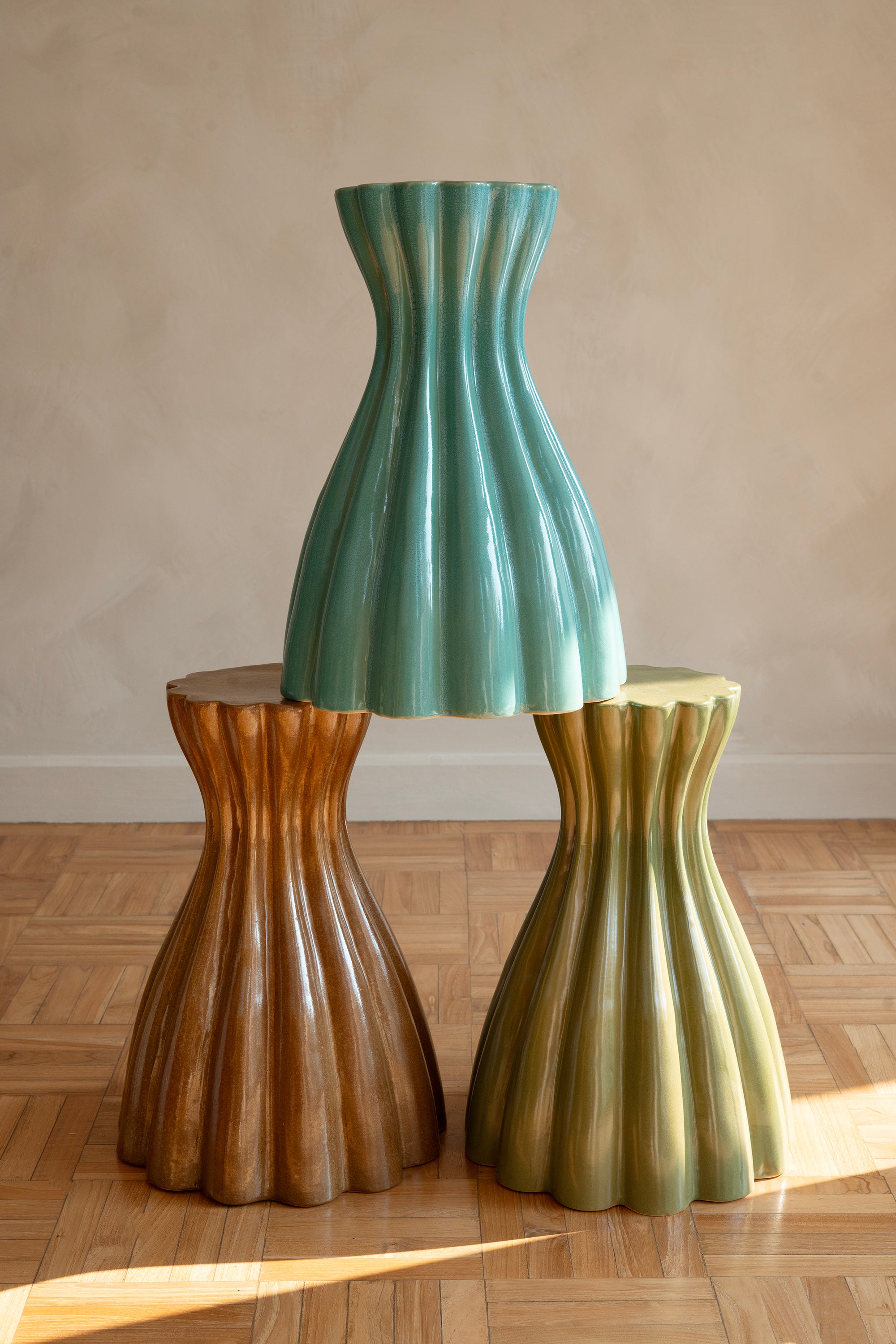 DIN Side Table - Andaman Blue