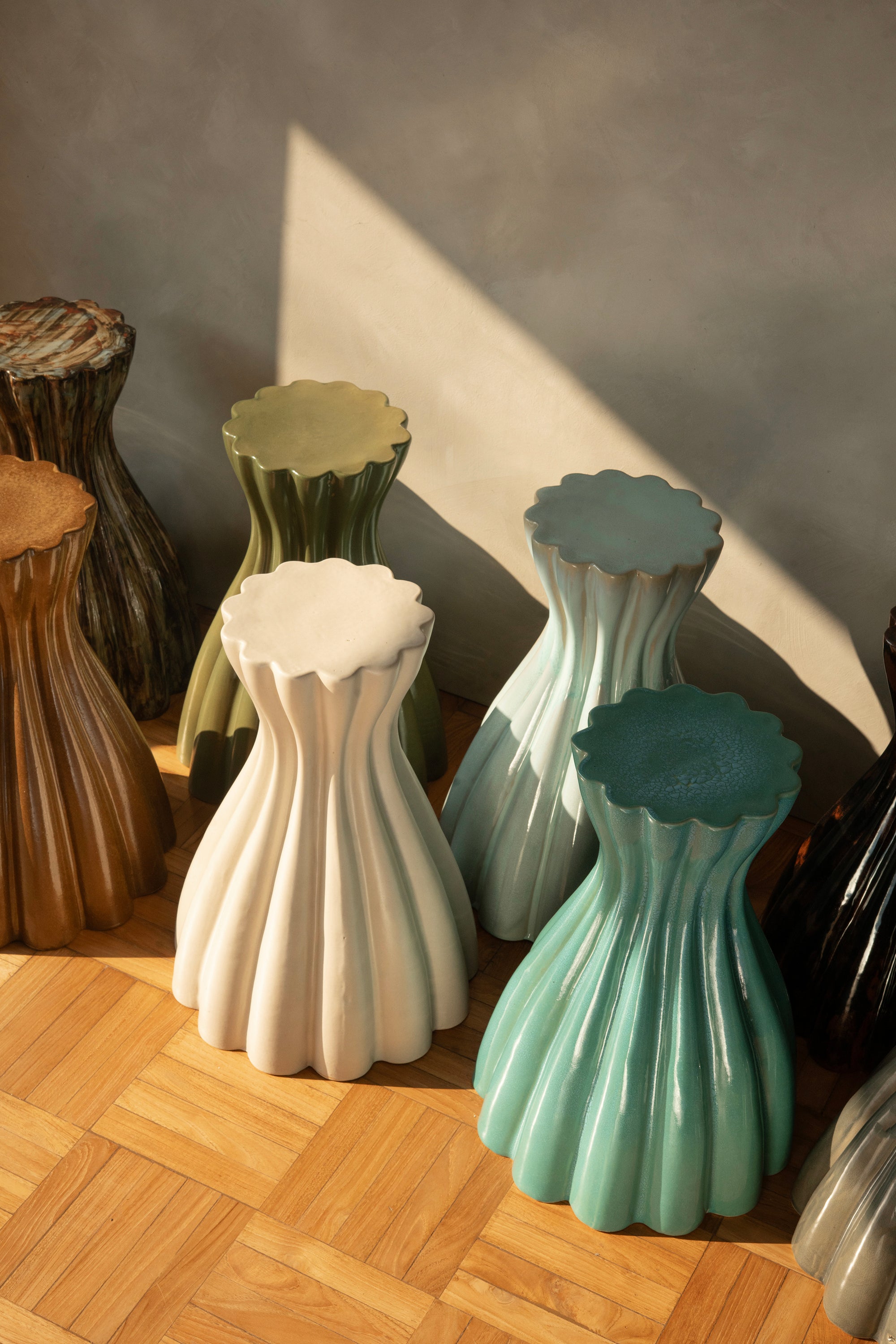 DIN Side Table - Andaman Blue