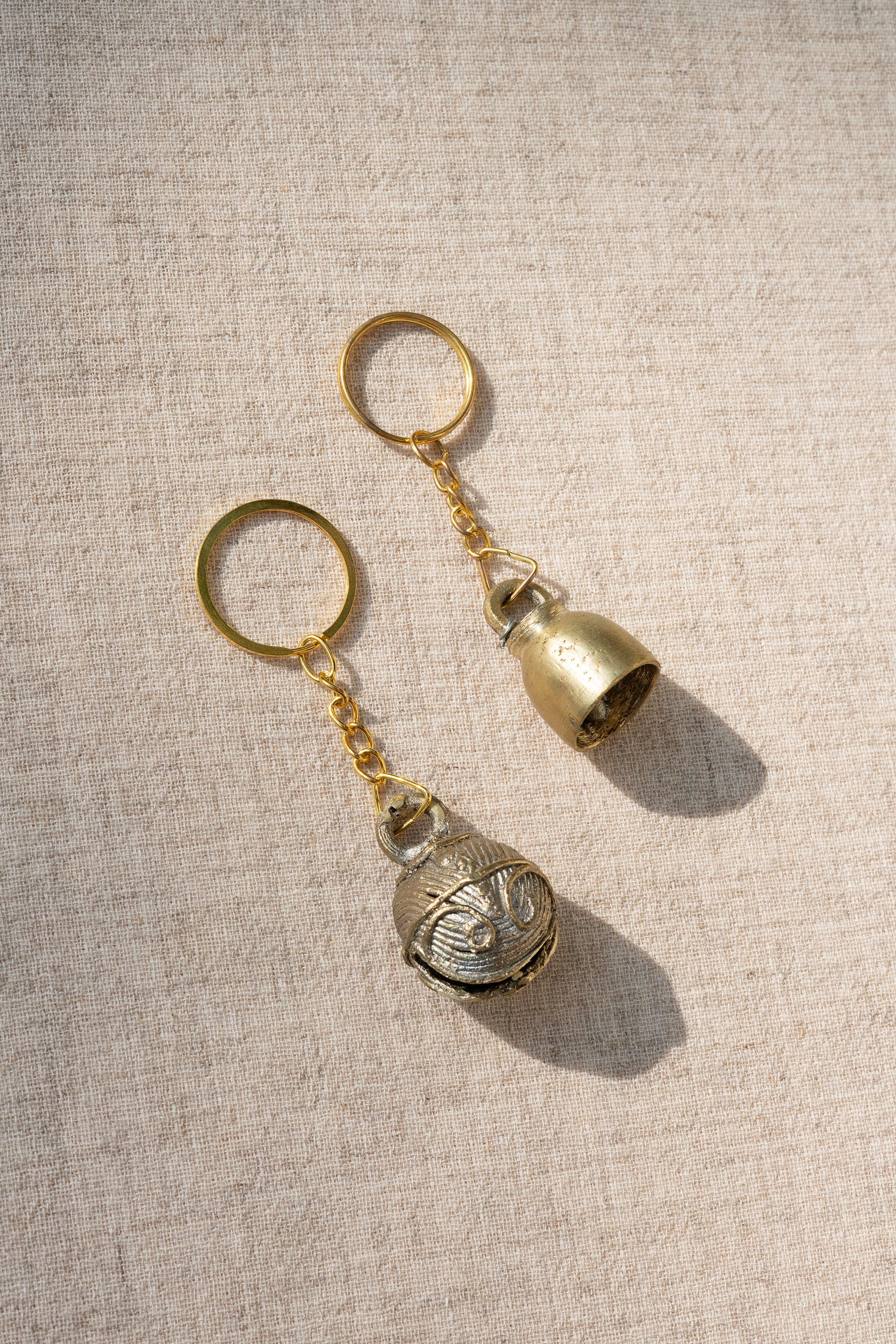 Brass Bell Keychain — Support Edition