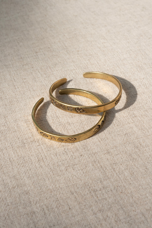 Cast Brass Bracelet — Support Edition