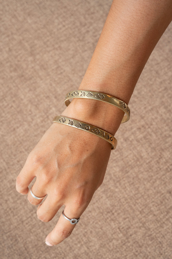 Cast Brass Bracelet — Support Edition