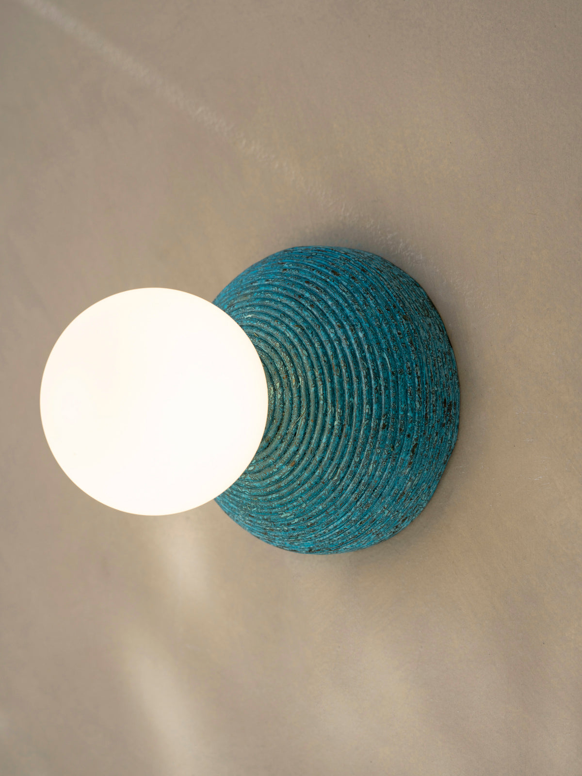BAN PA AO MINI SCONCE - Rice Husk Blue
