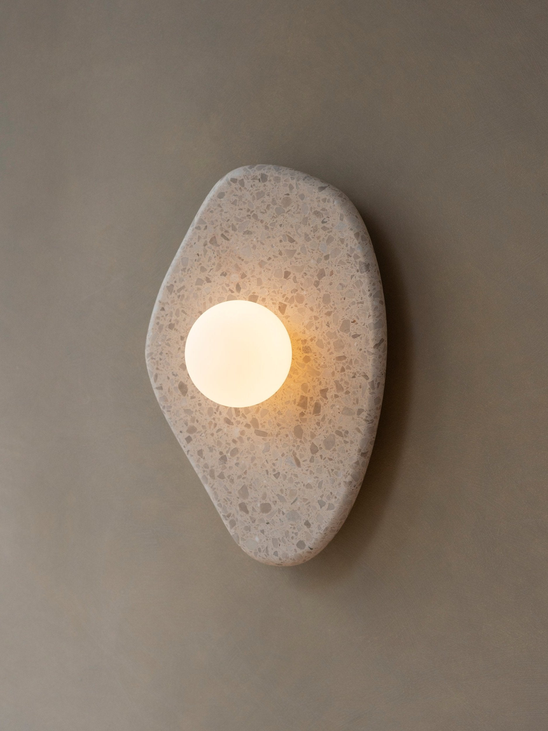 Blob Sconce #1 - Beige Terrazzo