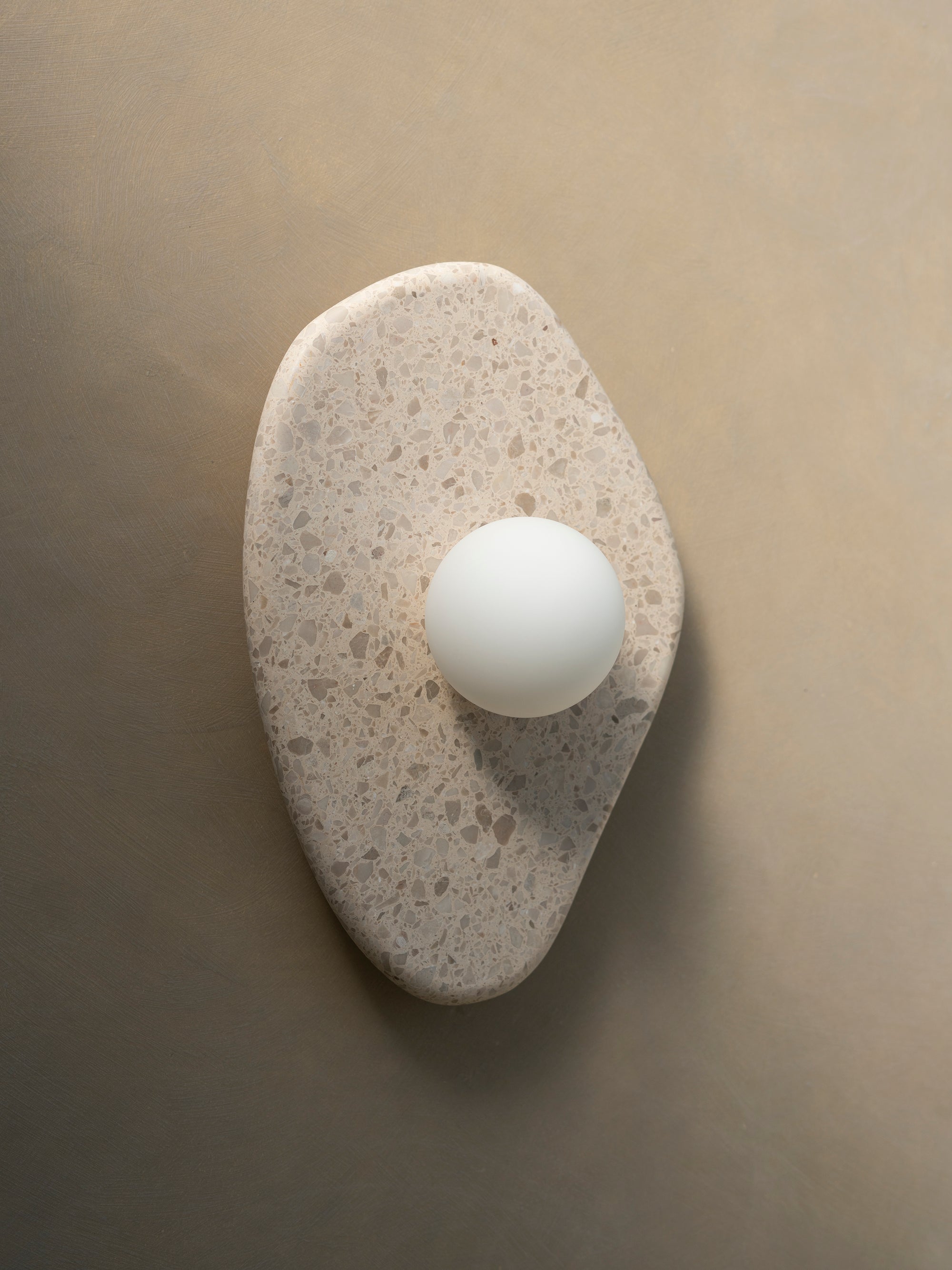 Blob Sconce #1 - Beige Terrazzo