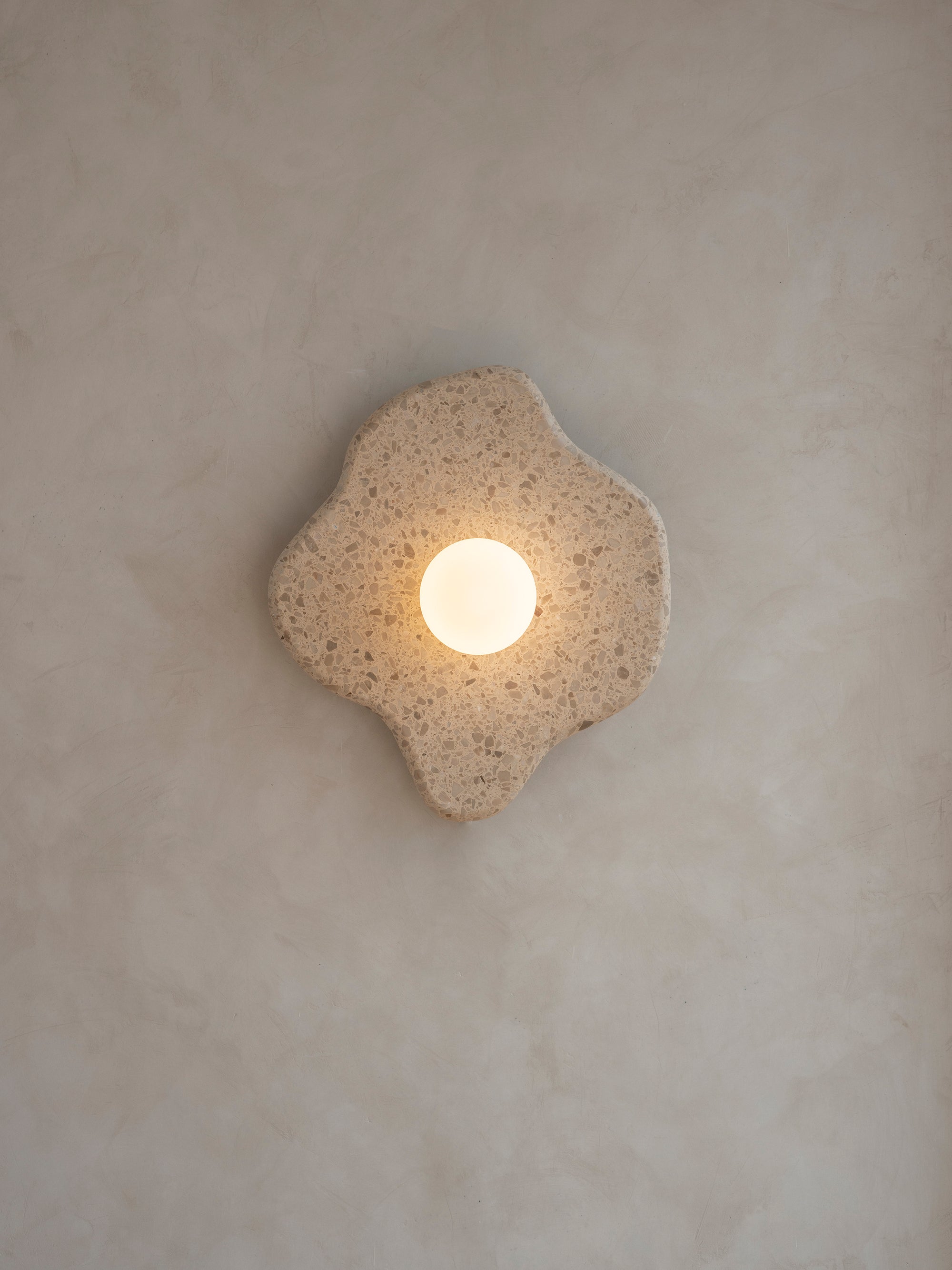 Blob Sconce #2 - Beige Terrazzo