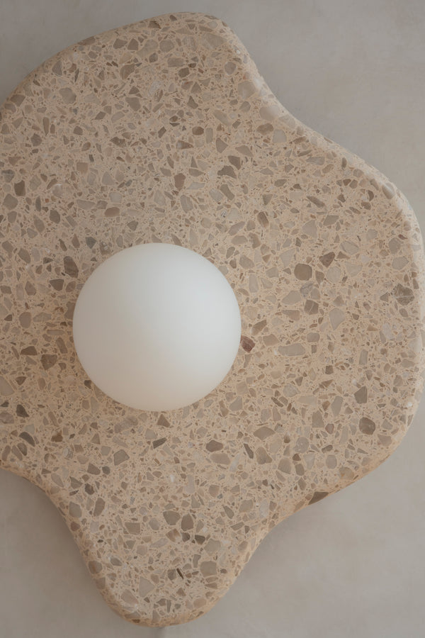 Blob Sconce #2 - Beige Terrazzo