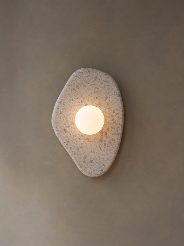 Blob Sconce #1 - Beige Terrazzo