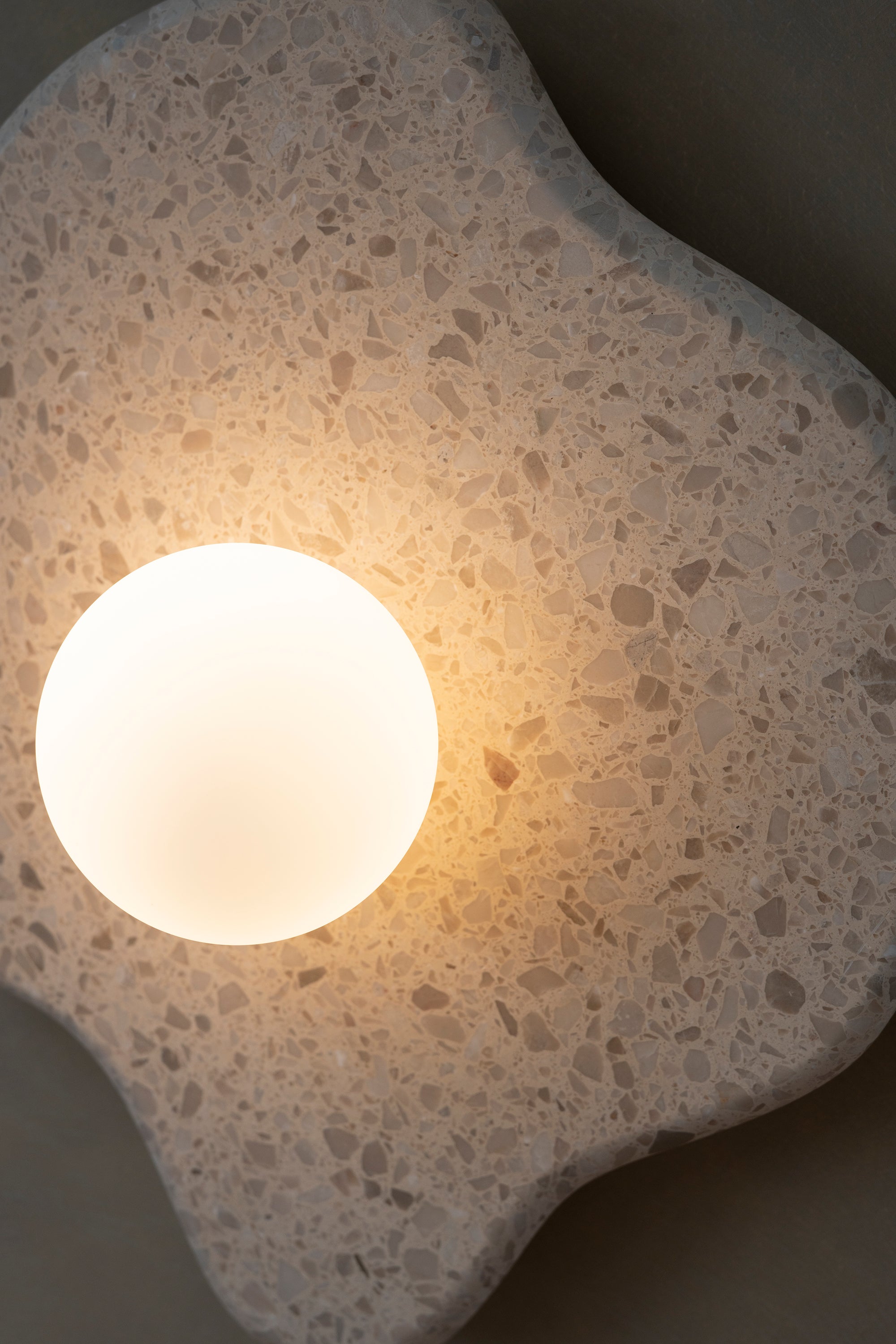 Blob Sconce #2 - Beige Terrazzo