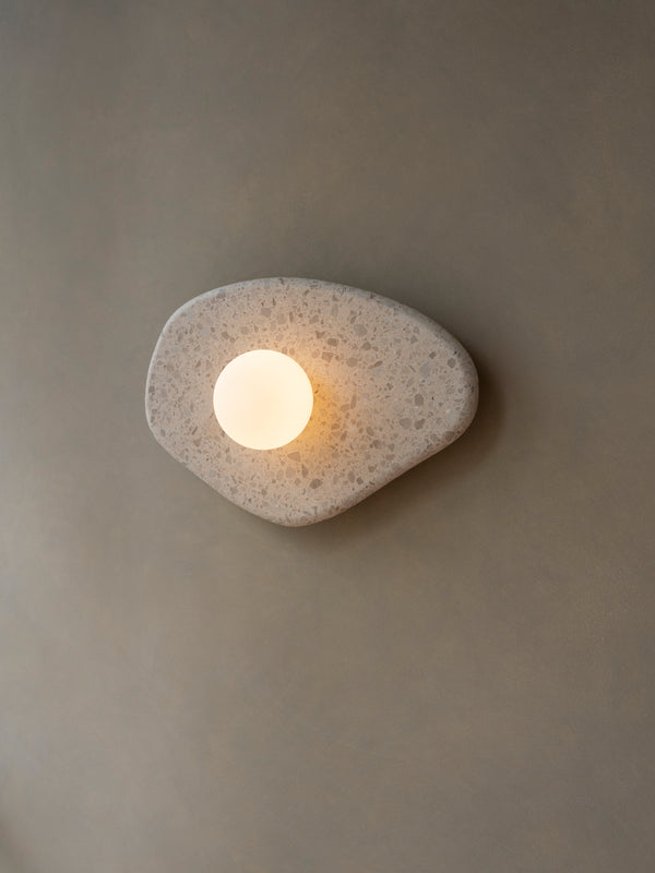 Blob Sconce #1 - Beige Terrazzo