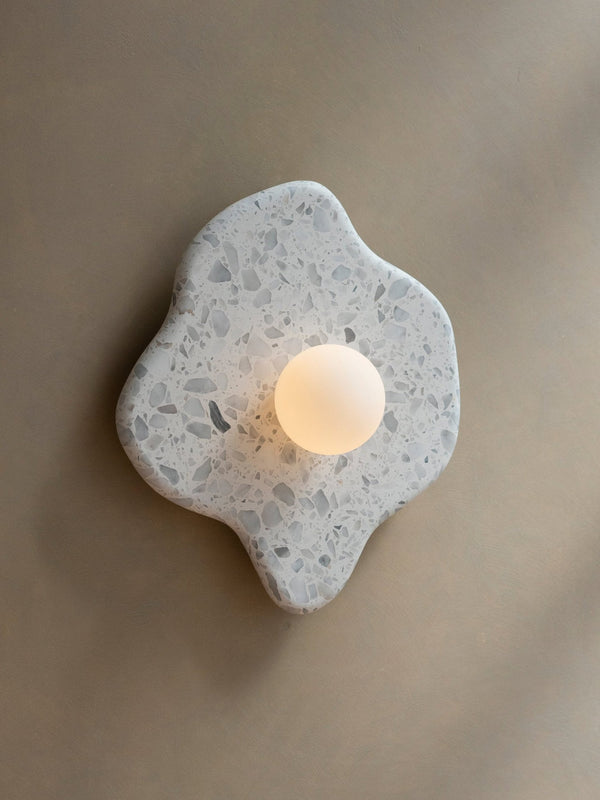 Blob Sconce #2 - Grey Terrazzo