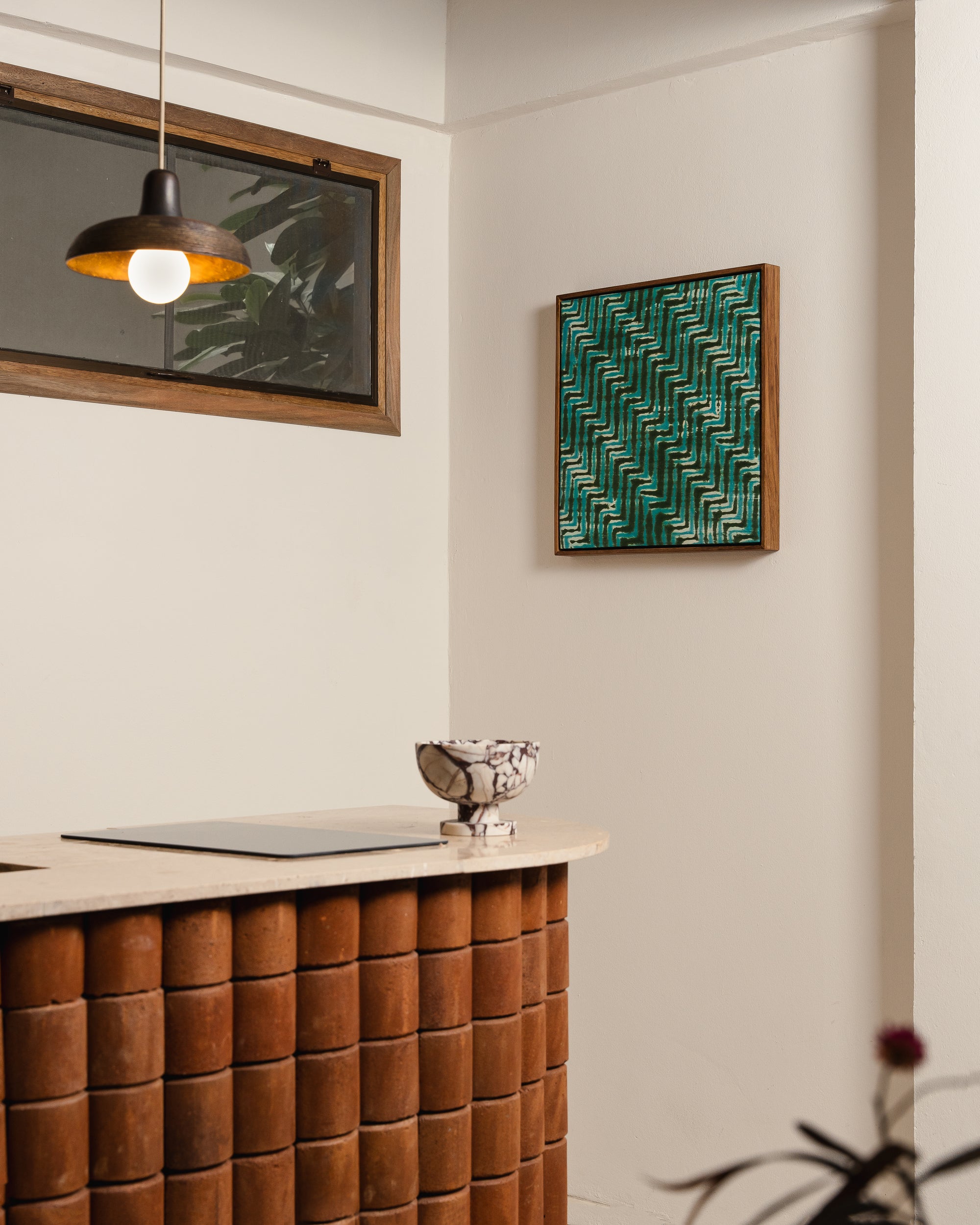 PENDANT - COILED HEAVY ANTIQUE